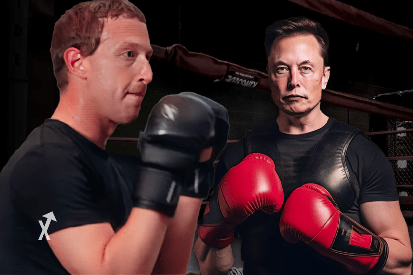 Elon Musk combat Mark Zuckerberg