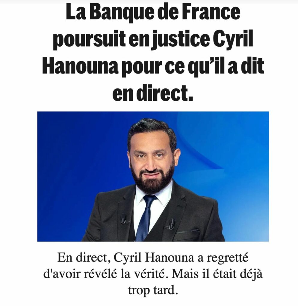 Cyril hanouna immediate momentum