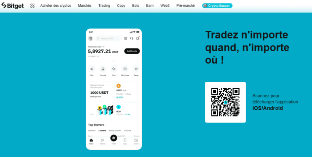 Bitget trading de futures crypto