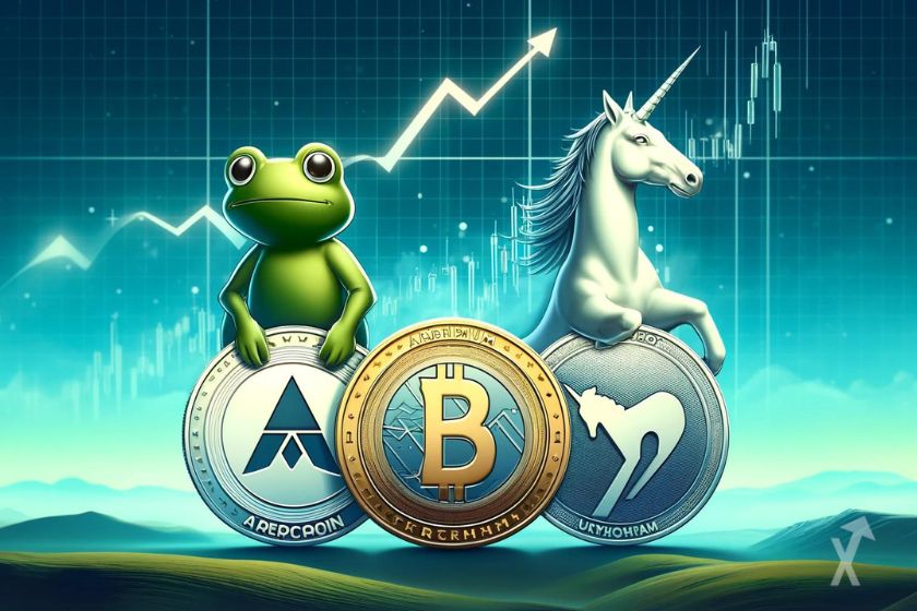 Les meilleurs cryptos à acheter en Mai : Pepe, Arbitrum, Uniswap