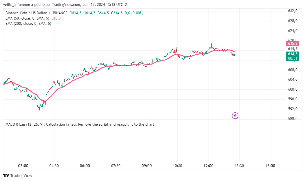 Analyse technique prix BNB