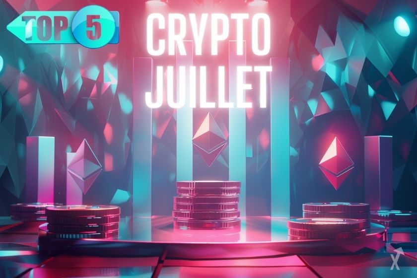 Top 5 Cryptomonnaies suivre juillet