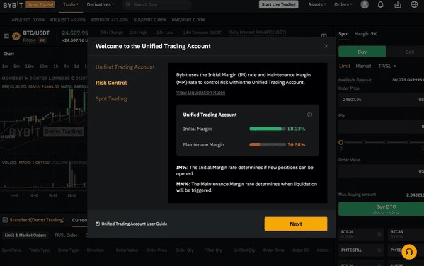 Contrôle des risques trading