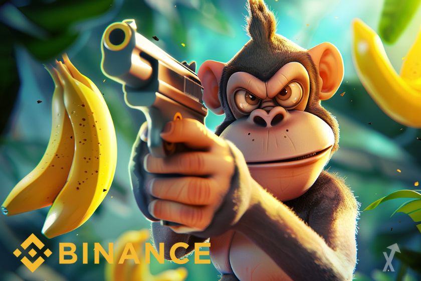 Binance lance un airdrop avec Banana Gun (BANANA) via le staking de BNB