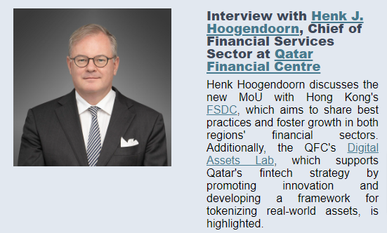 Henk Jan Hoogendoorn cadre reglementaire crypto Qatar