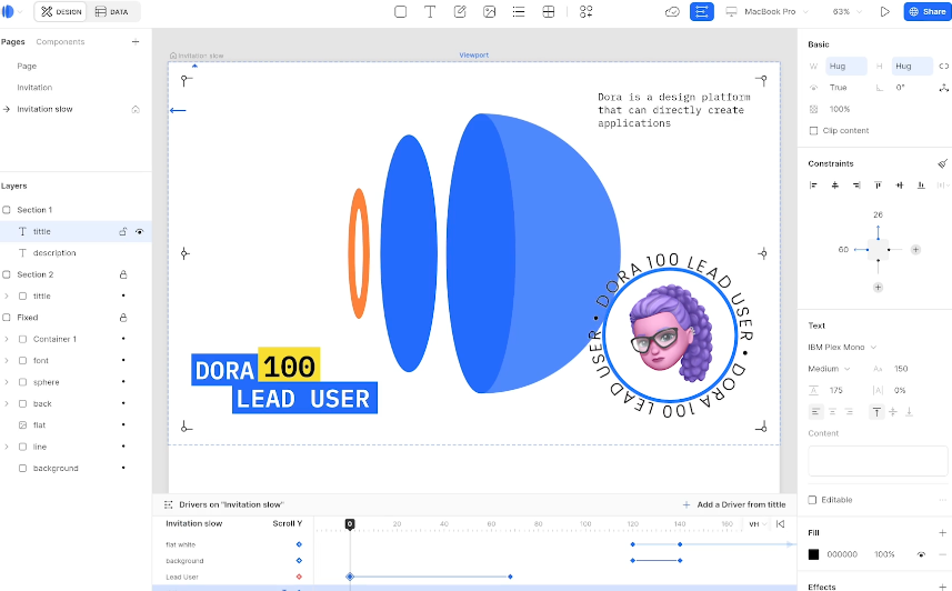 animations en mouvement création de site internet avec l'IA