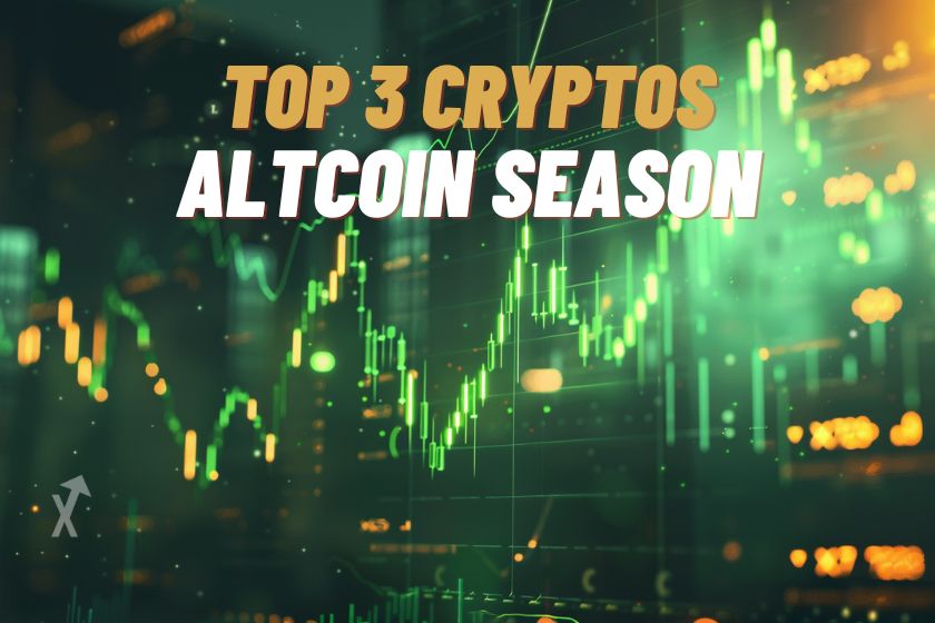 Altcoins season Top 3 cryptos