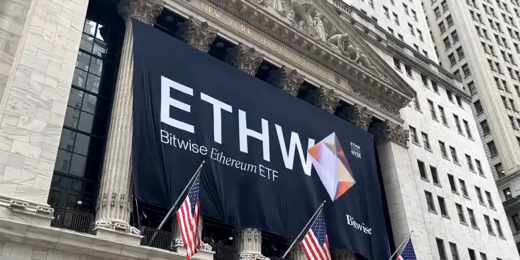 Bitwise promotion ETF Ethereum New York