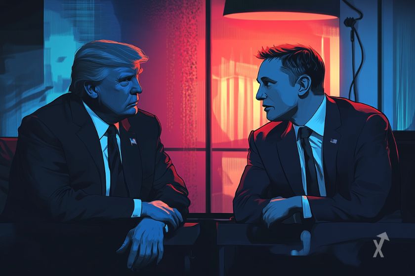 Entretien Elon Musk-Donald Trump