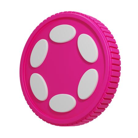 Polkadot DOT logo crypto