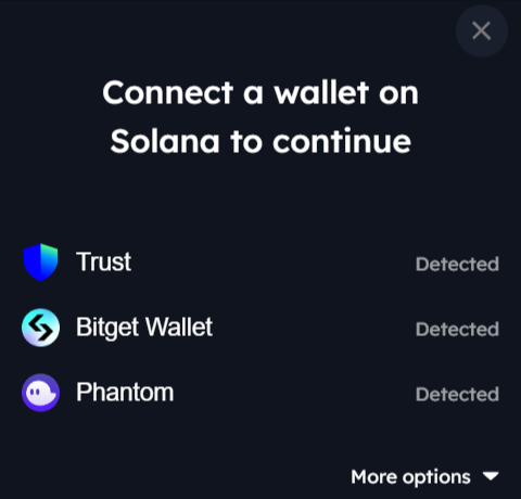 SolSea NFT Marketplace connecter wallet phantom