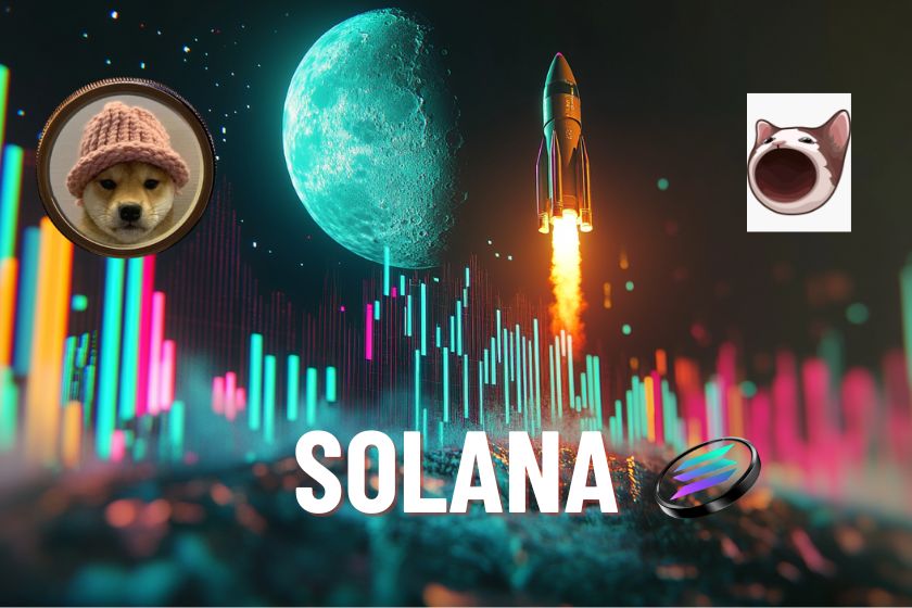 memecoins Solana Popcat et Dogwifhat WIF