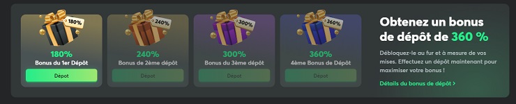 Bonus nouveaux joueurs sur BC Game