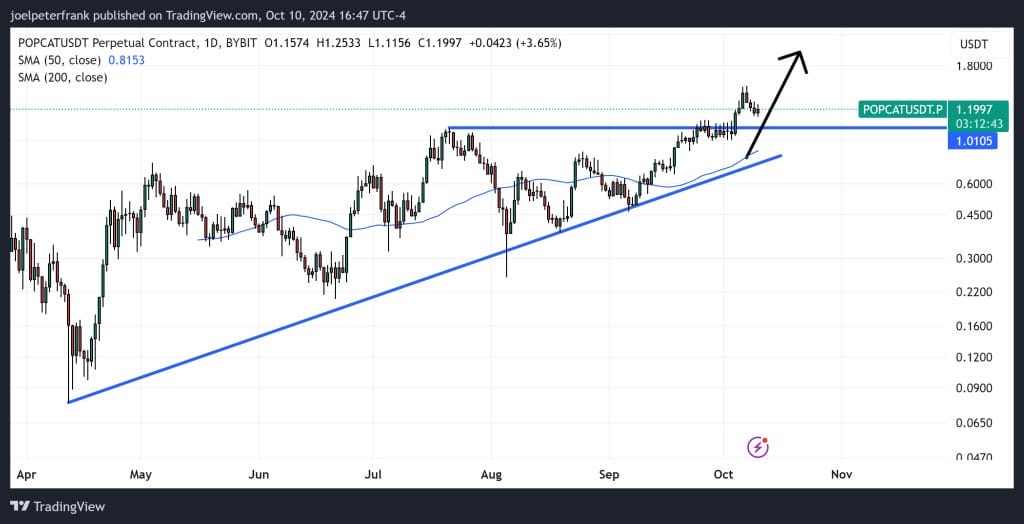 Analyse de prix de la crypto POPCAT