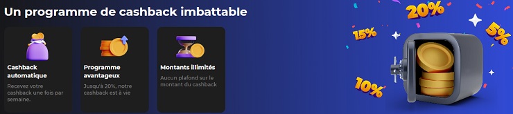 Programme cashback crypto casino Betify