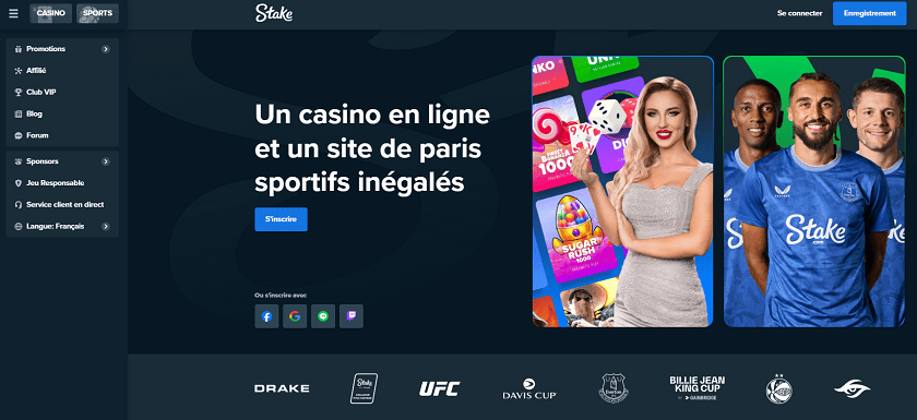 Les jeux et services du casino crypto Stake