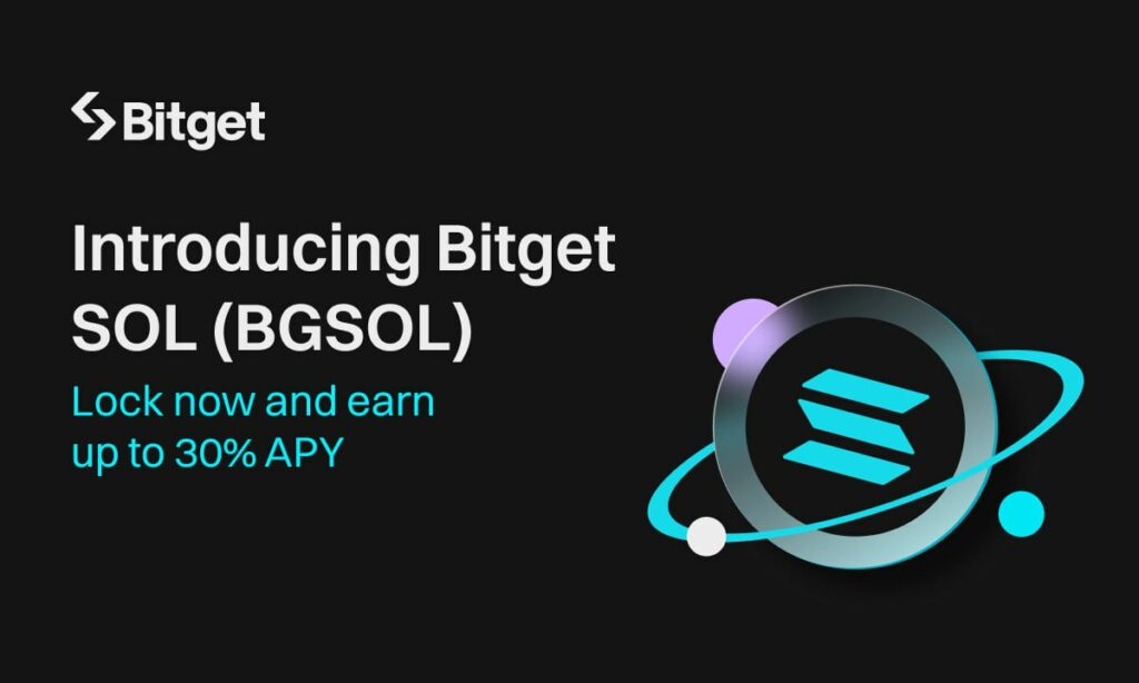 bgsol arrive sur Bitget avec un staking jusqu'à 30 %