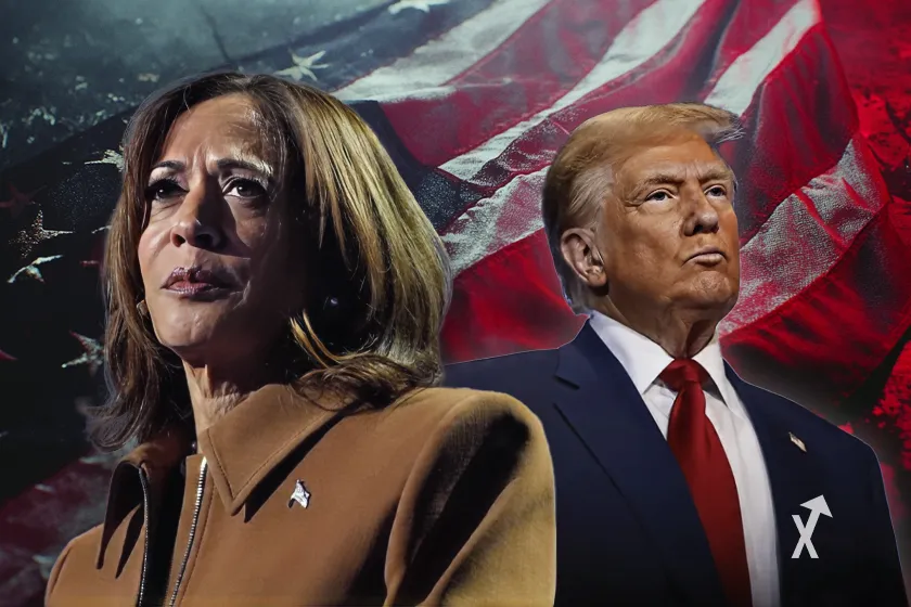 harris vs trump crypto