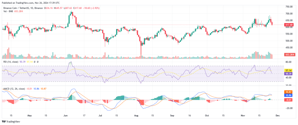 Analyse technique du prix de la crypto BNB