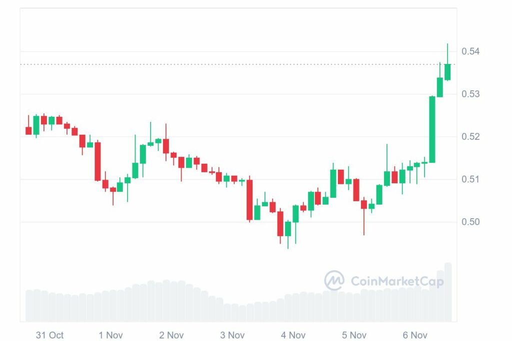 prix Ripple XRP evolution et performance novembre