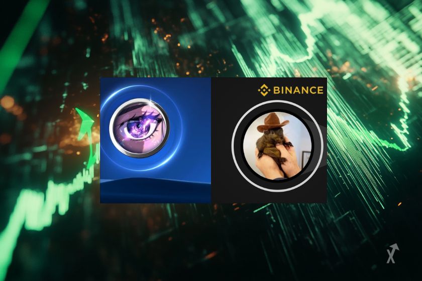 meme coins ACT et PNUT sur Solana listing Binance