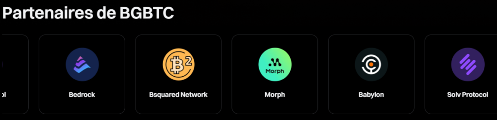 partenaires BGBTC et BGPoints