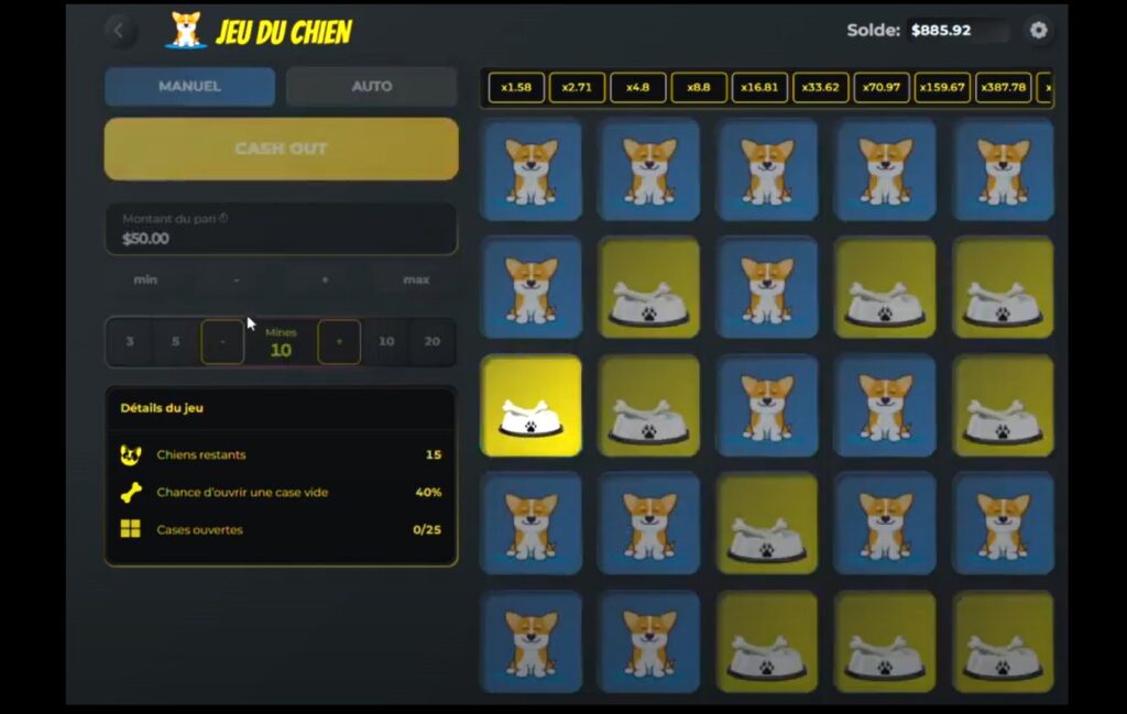 relancer une partie ou non?