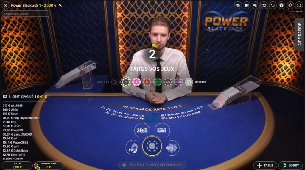 miser power blackjack