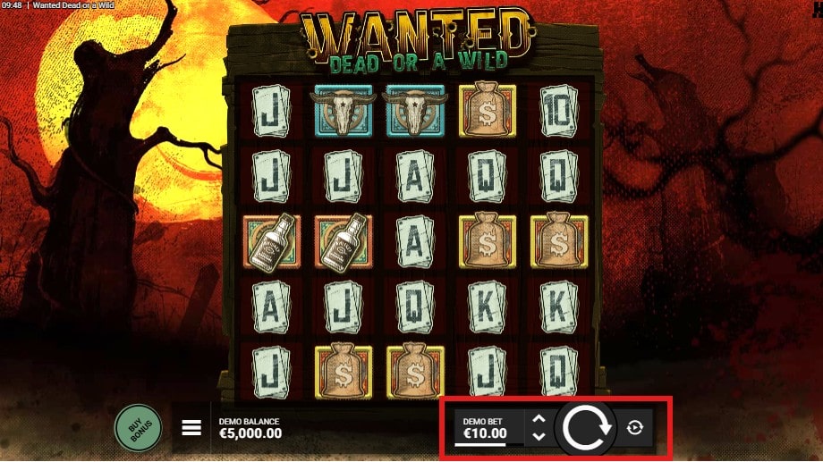 miser sur wanted dead or a wild