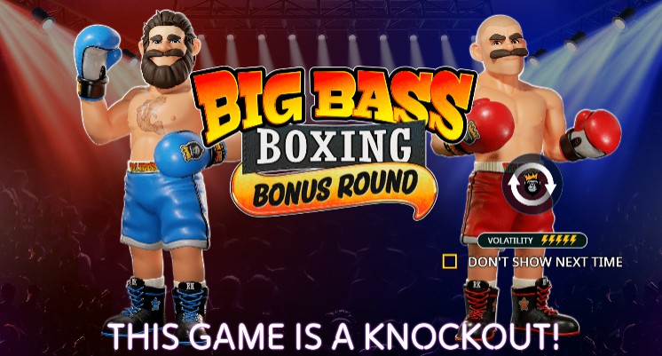 Big Bass Boxing lancement du jeu