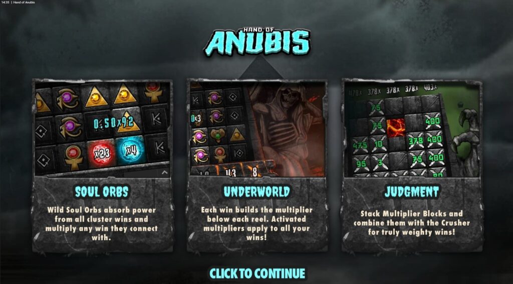 hand of anubis lancement