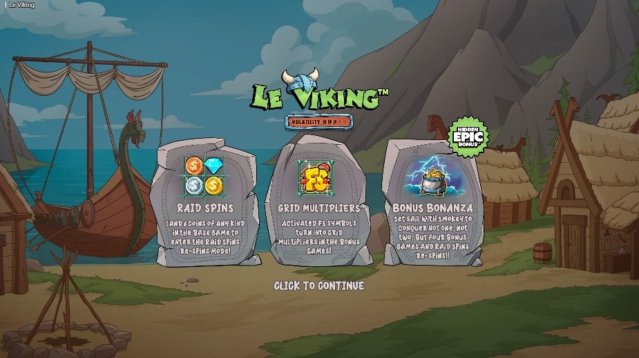 Le viking lancement jeu casino