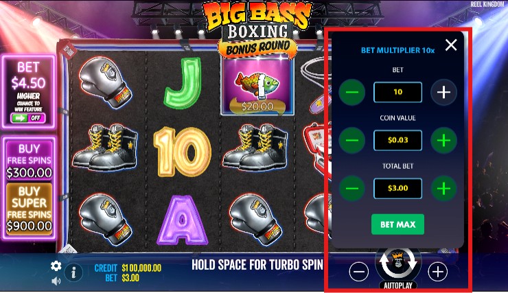 miser big bass boxing bonus round