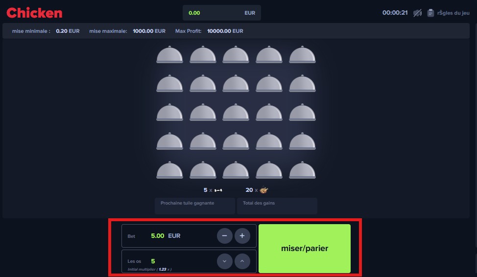 miser chicken mystake