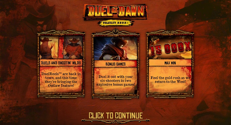 Lancement du jeu duel at dawn