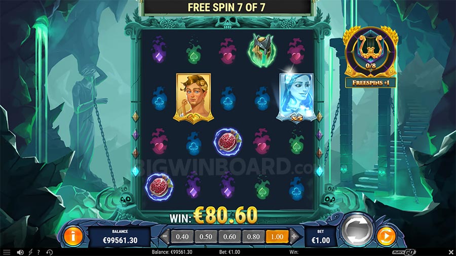 free spins rise of orpheus
