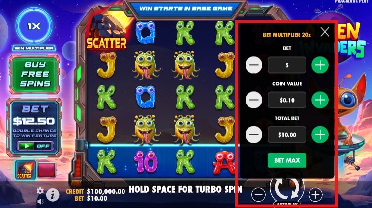 miser sur alien invaders