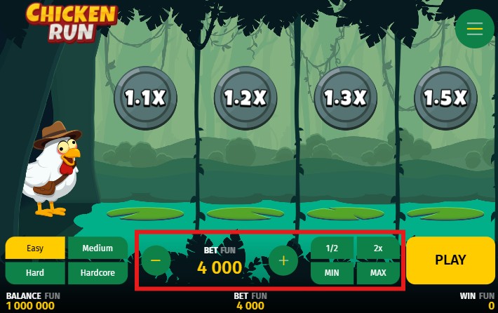 miser chicken run casino