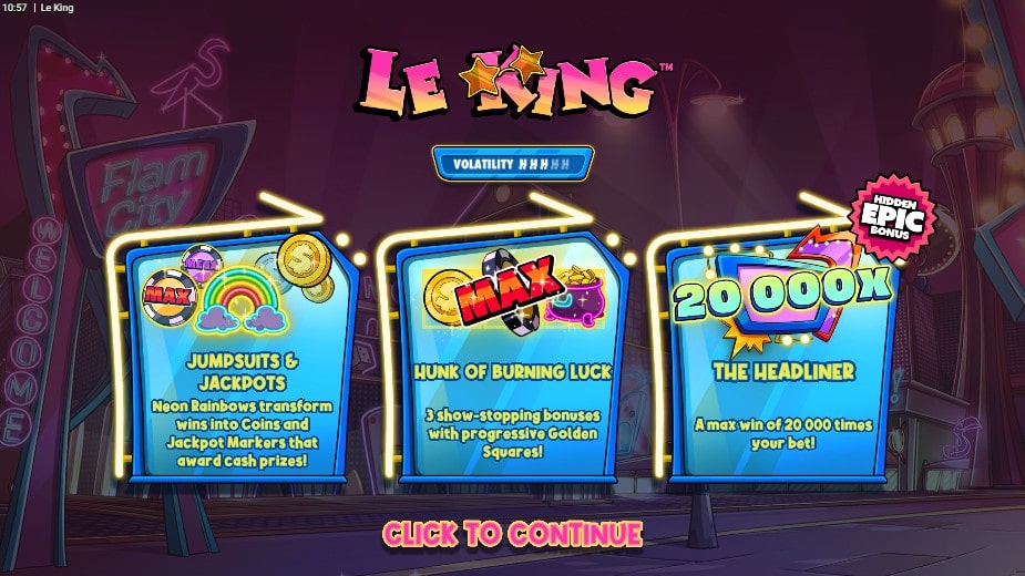 Le King lancement