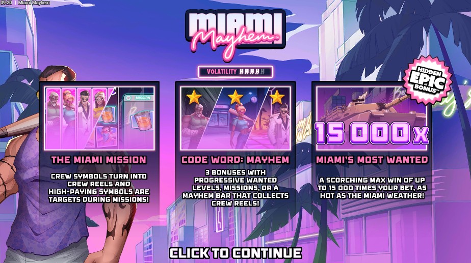 fonctions sur Miami Mayhem