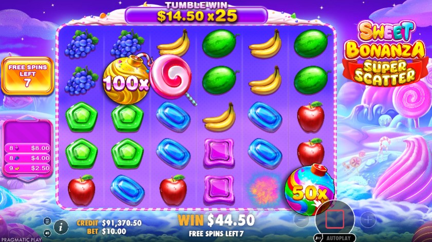 free spins avec gros multiplicateurs