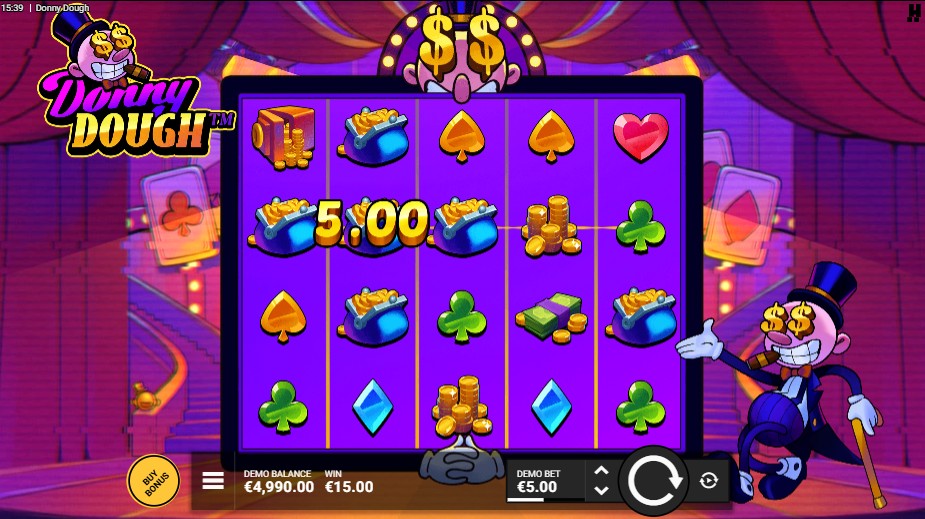 faire des gains sur Donny Dough