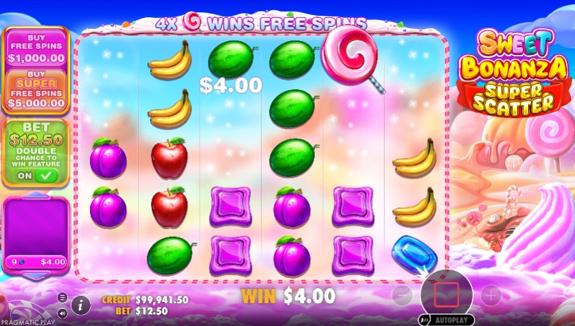 gains sweet bonanza super scatter