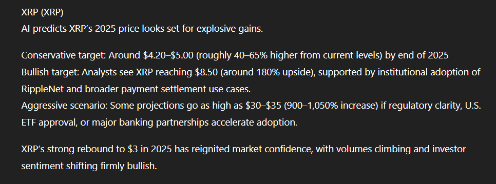chatgpt xrp prediction