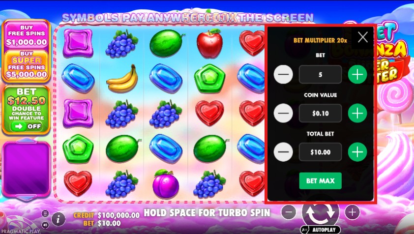 miser sweet bonanza super scatter