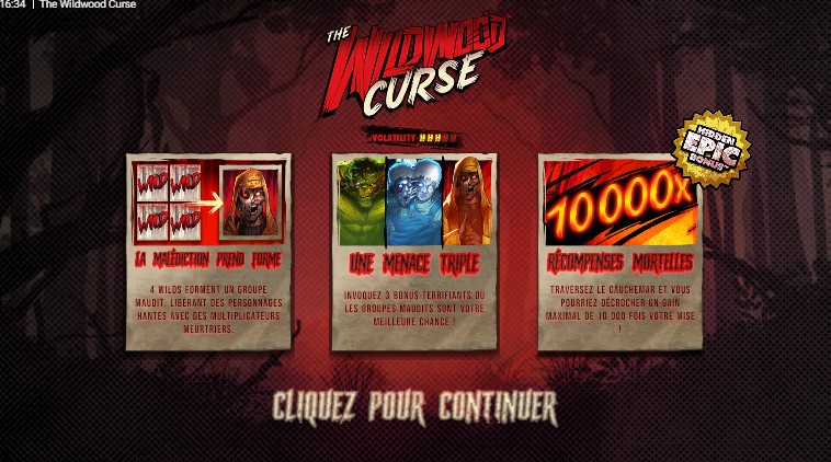 The Wildwood Curse fonctions