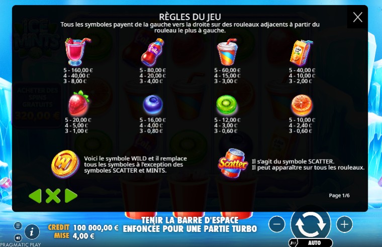 symboles de Ice Mints