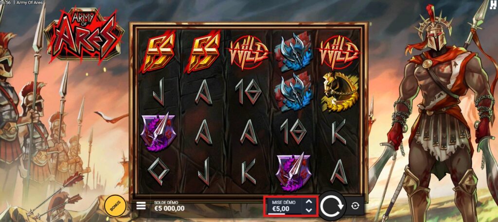 jouer sur Army of Ares