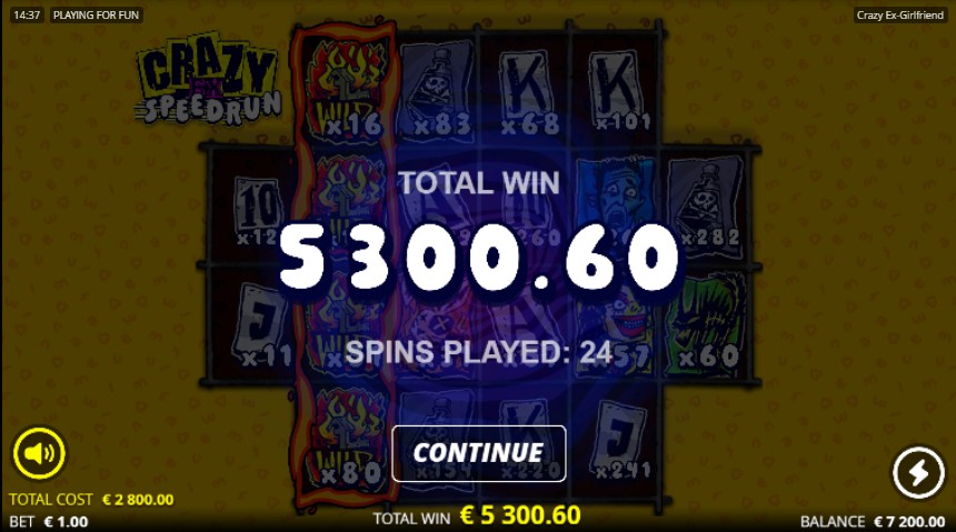 Free spins gain crazy ex girlfriend