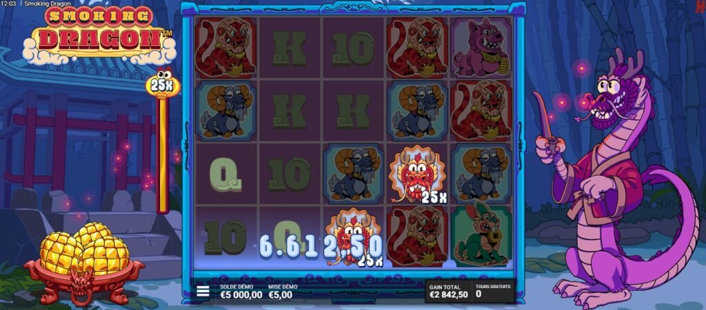 freespins smoking dragon